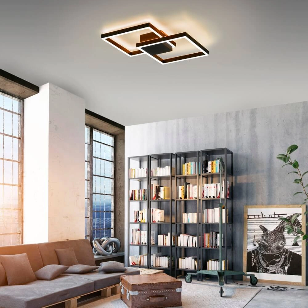 Design ceiling lamp Q-Marko square Paul Neuhaus 4012248366622