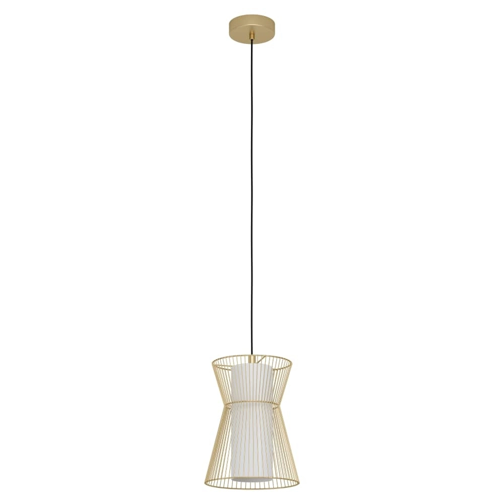 Hanging lamp Maseta wire gold