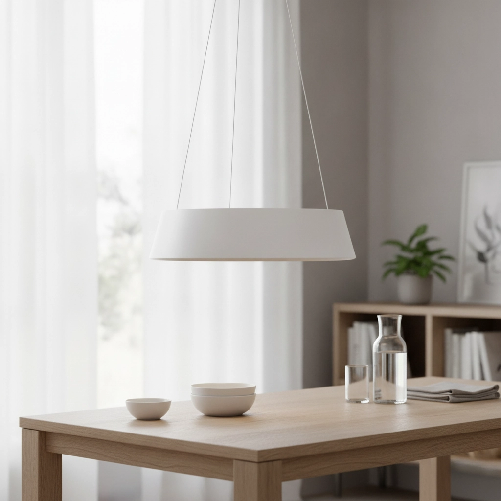 Pendant lamp Alba white Ø 54cm