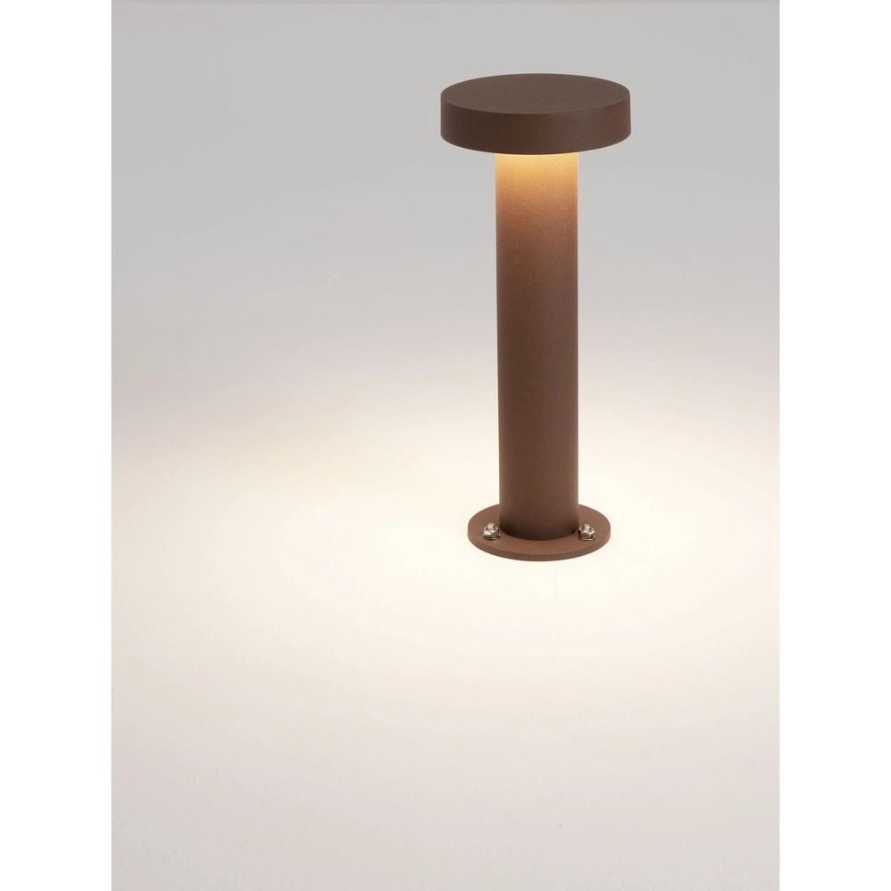 Desing garden lamp Gong rust brown 30cm - 3000K Lyora 5212017496218