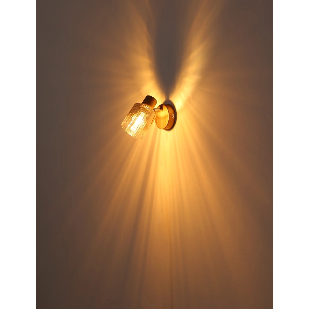 Wall lamp Walton coffee brown Globo 9007371589173