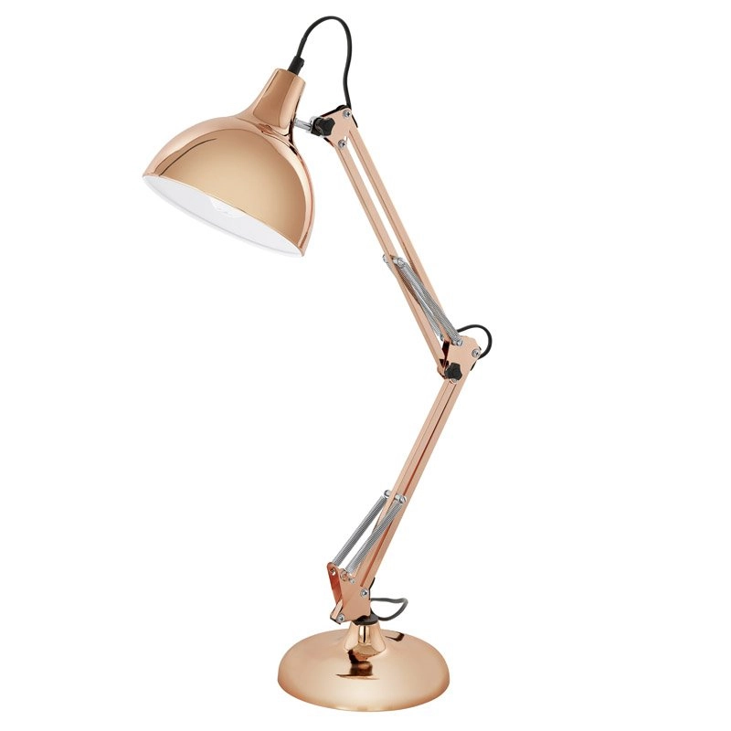 Table lamp Borgillo rose gold