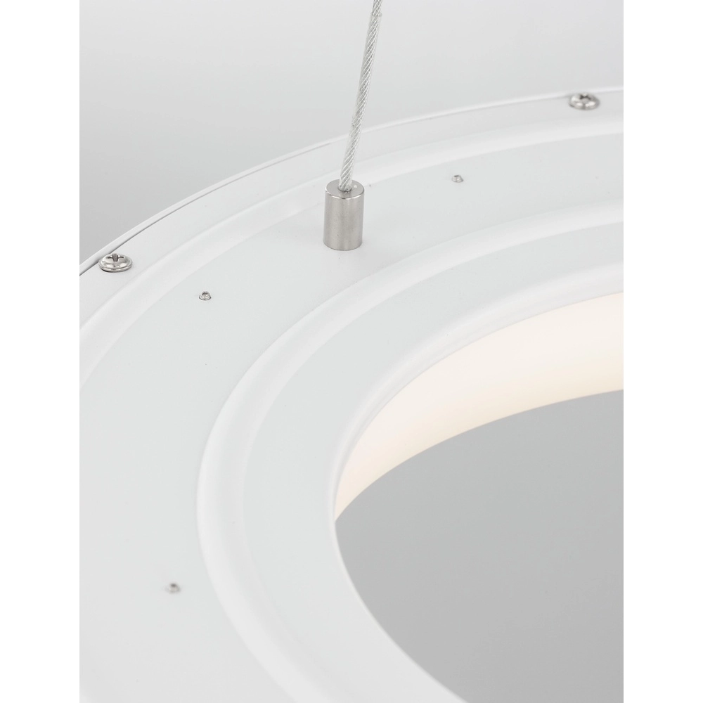 Pendant lamp Rando Thin white Ø 38cm Lyora 5212017420145