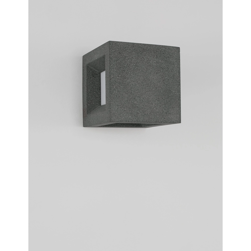 Square wall lamp Castro black Lyora 5212017426925
