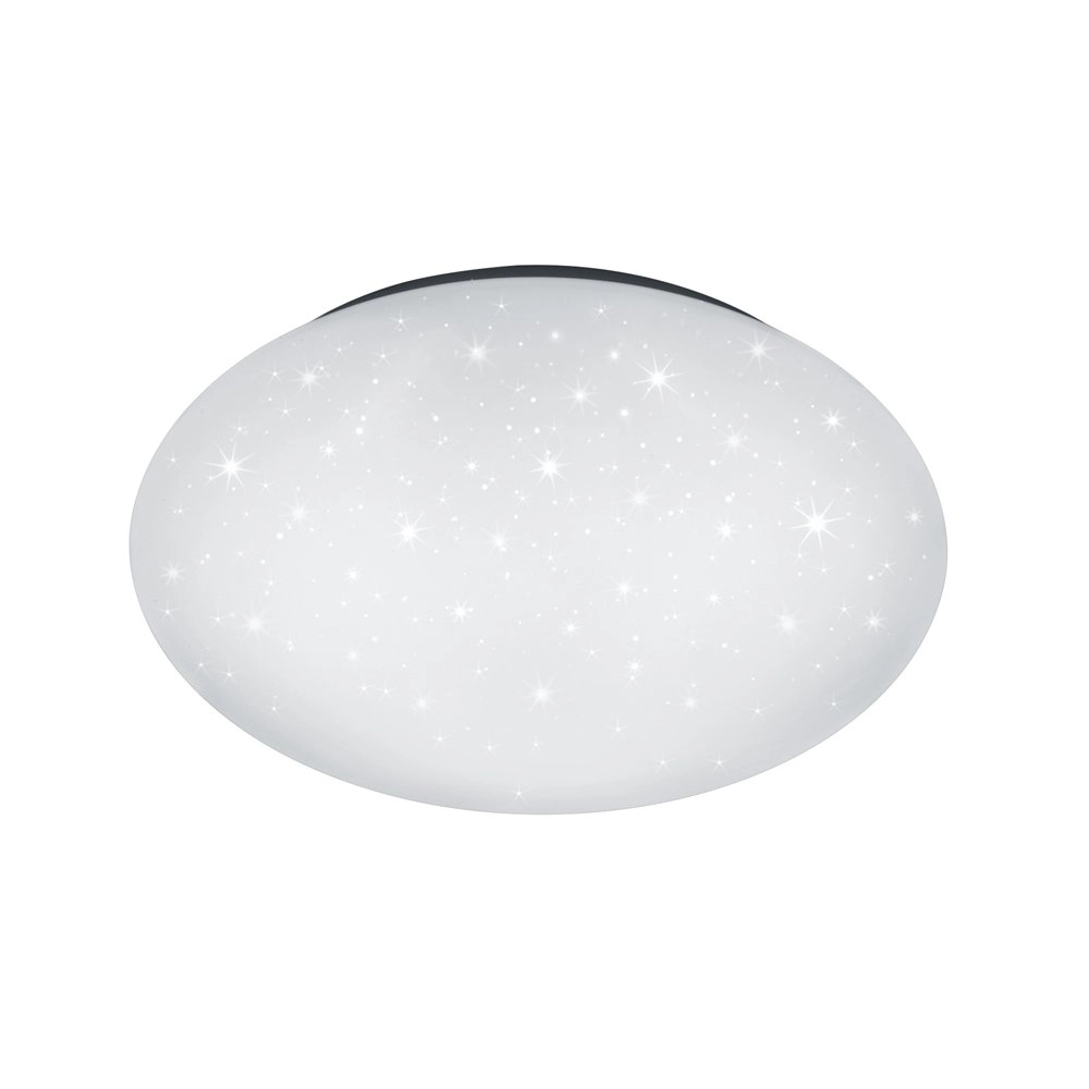 LED flush ceiling light Potz with star effect
