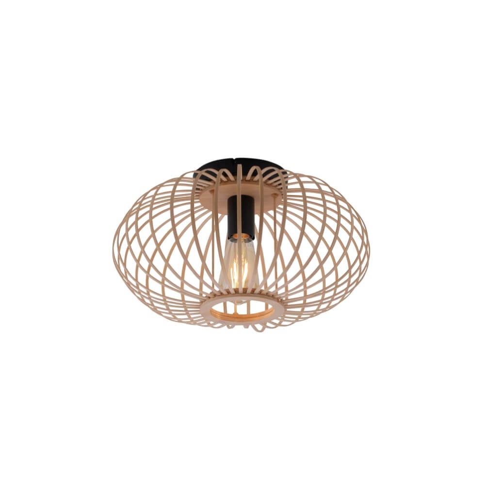 Wooden wire lamp Racoon Ø 40cm
