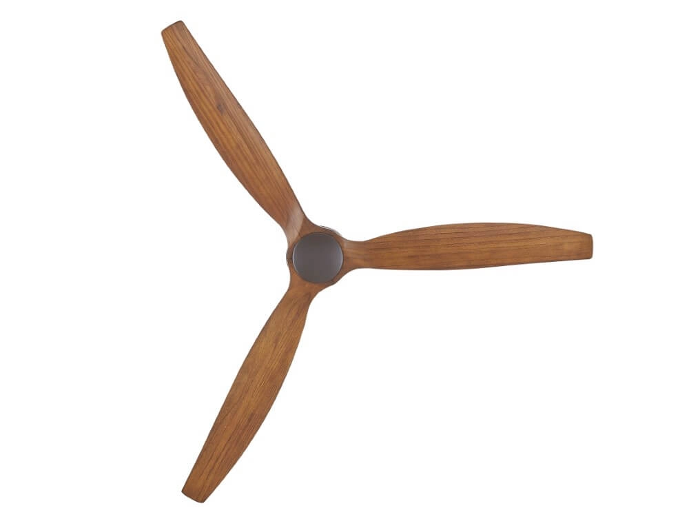 Wooden ceiling fan with bronze Airfusion Akmani Ø 152cm Beacon 9333509224280
