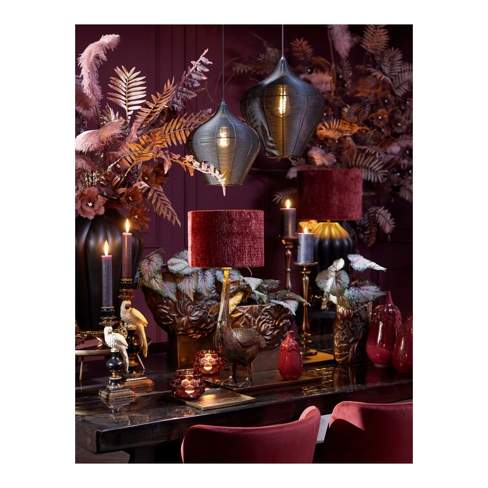 Pendant lamp Alvaro black Ø 27cm Light & Living 8717807602574