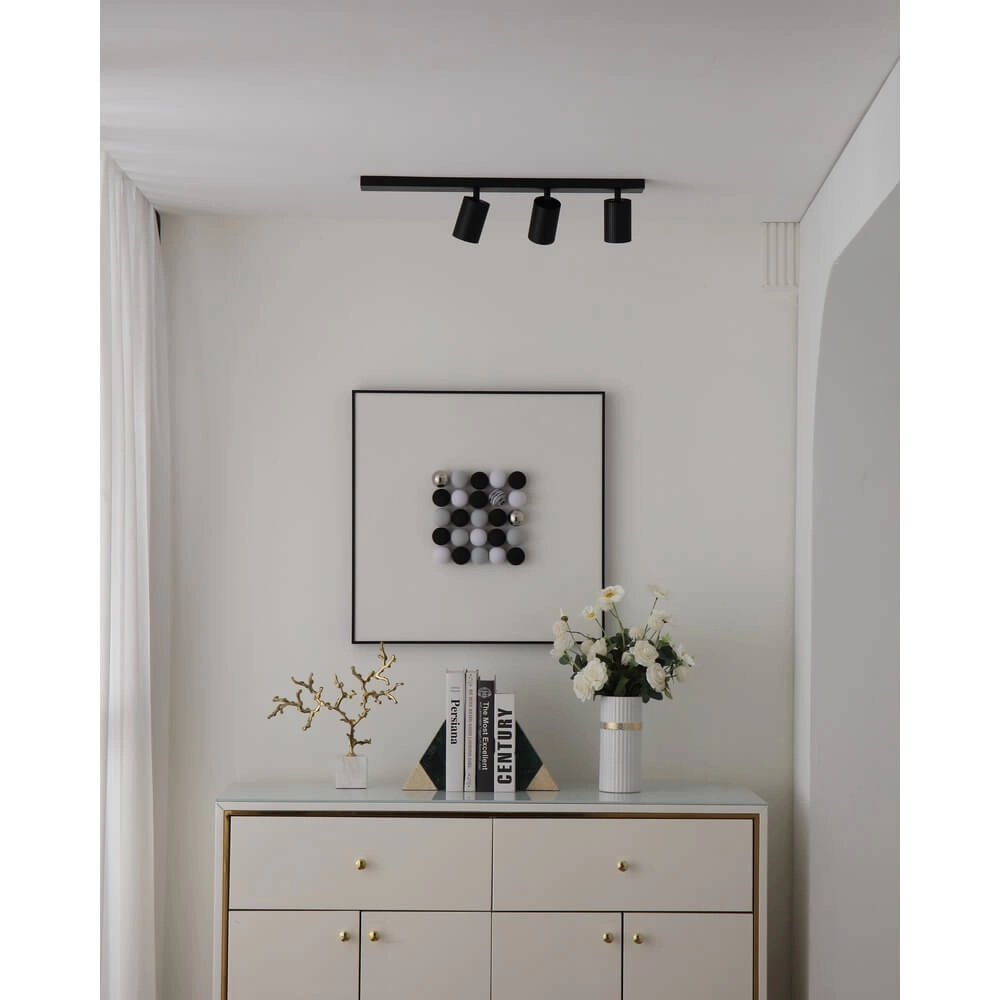 Ceiling spotlight Onis 3-light - black Lyora 4255805302323
