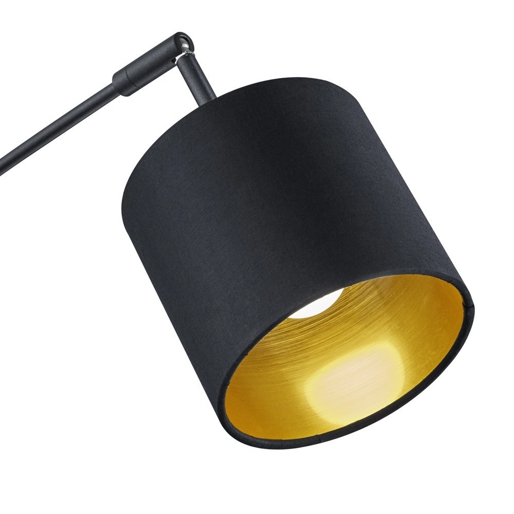 Floorlight Tommy 5-light black with gold Trio 4017807395150