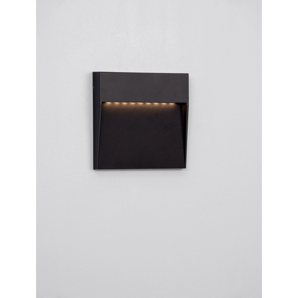 Square wall lamp Fem black Lyora 5212017478924