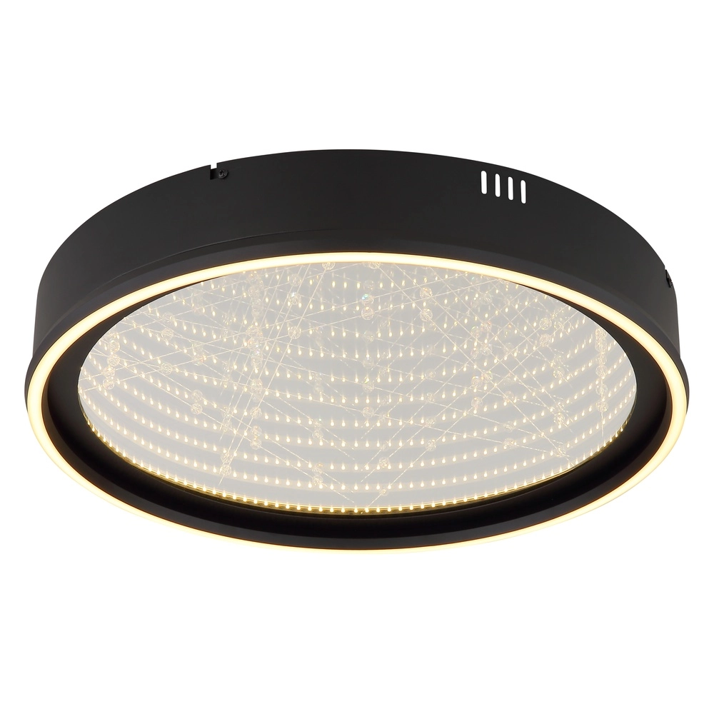 Black ceiling lamp Mirrora Ø 51.5cm Globo 9007371575848