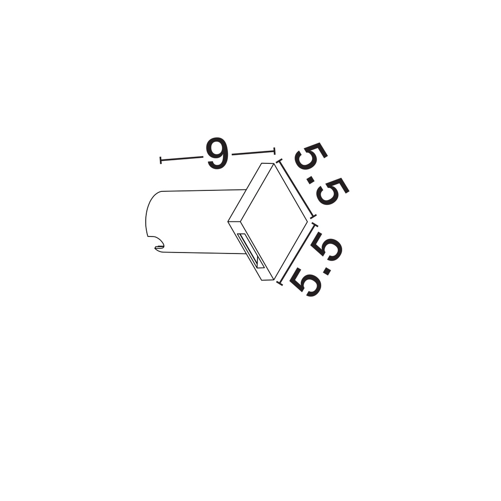 Square recessed light Iko only white Lyora 5212017471703