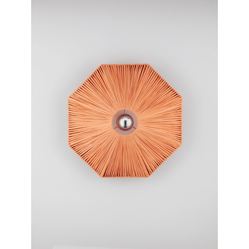Wall lamp Elvio terracotta Ø 45cm Lyora 5212017493903