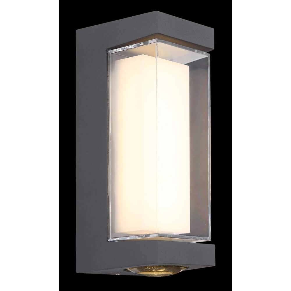 Design wall lamp Plixon anthracite rectangle Globo 9007371455430
