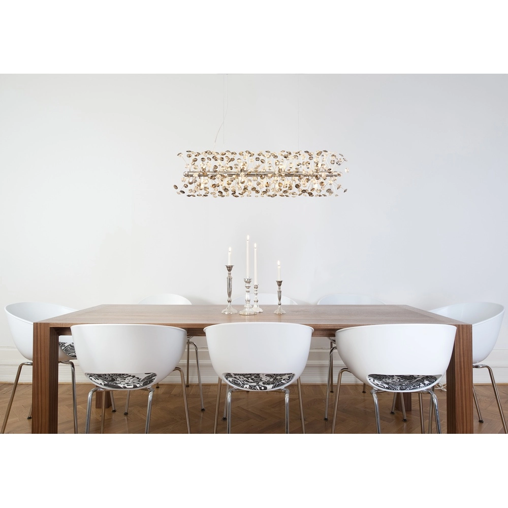 Pendant lamp Katrina chrome 90cm Globo 9007371481347