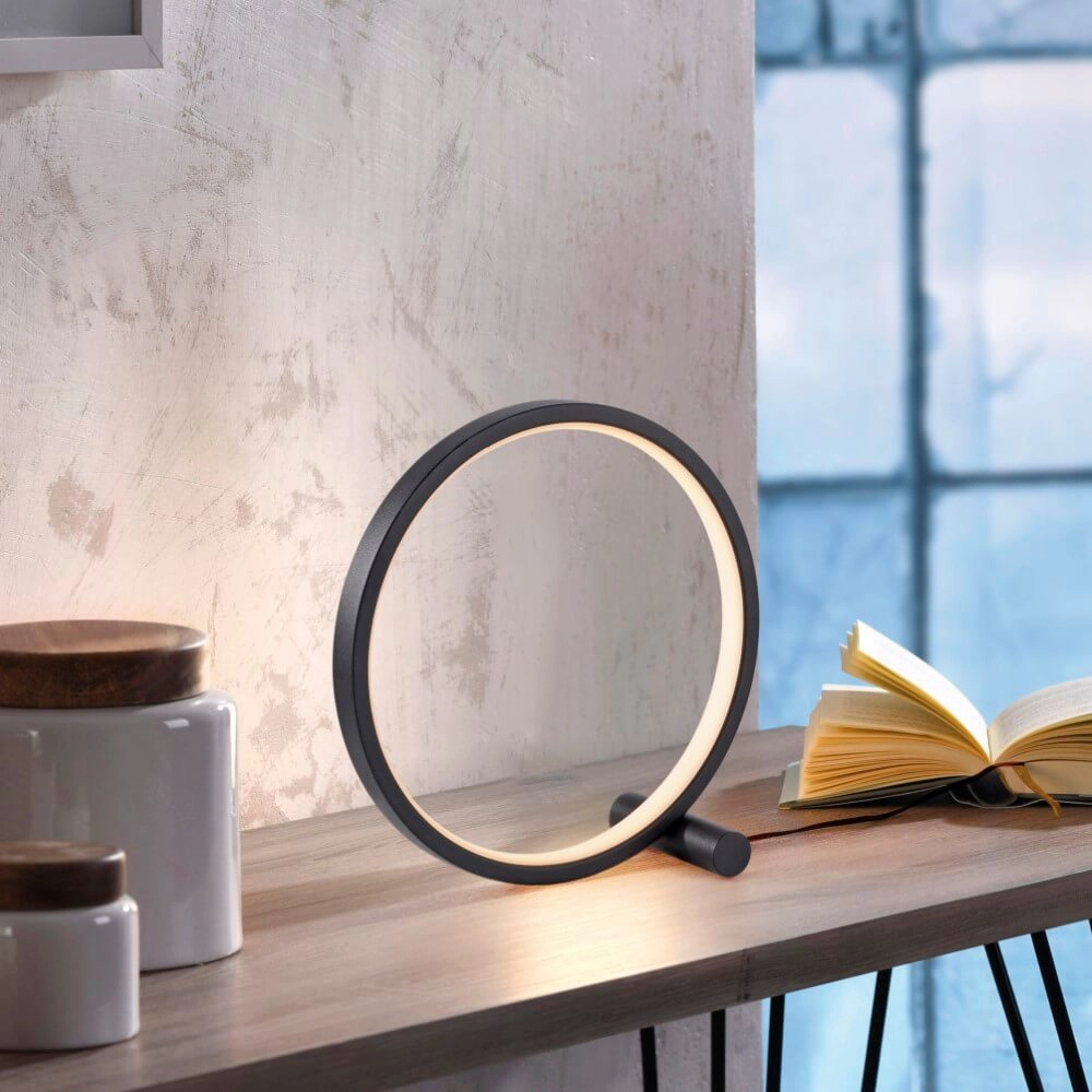 Black table lamp Mini Ritus Just Light 4043689000202