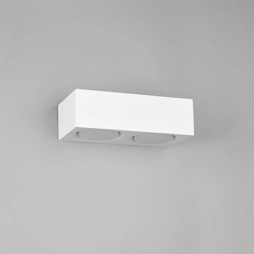 Design wall lamp Mattone plaster - white Trio 4017807692396