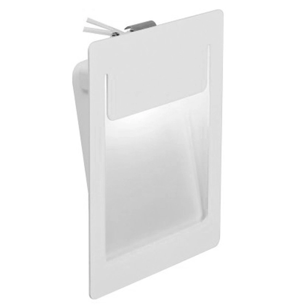 Square recessed light Downunder Pur 15.5cm white