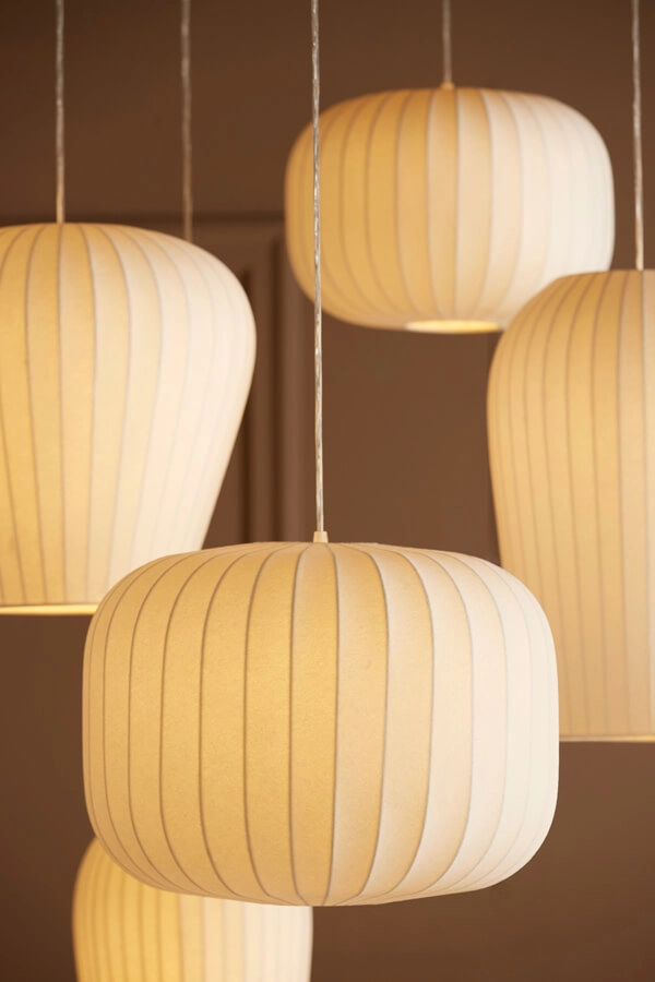 Japandi pendant lamp Lexa white Ø 44cm Light & Living 8717807638399