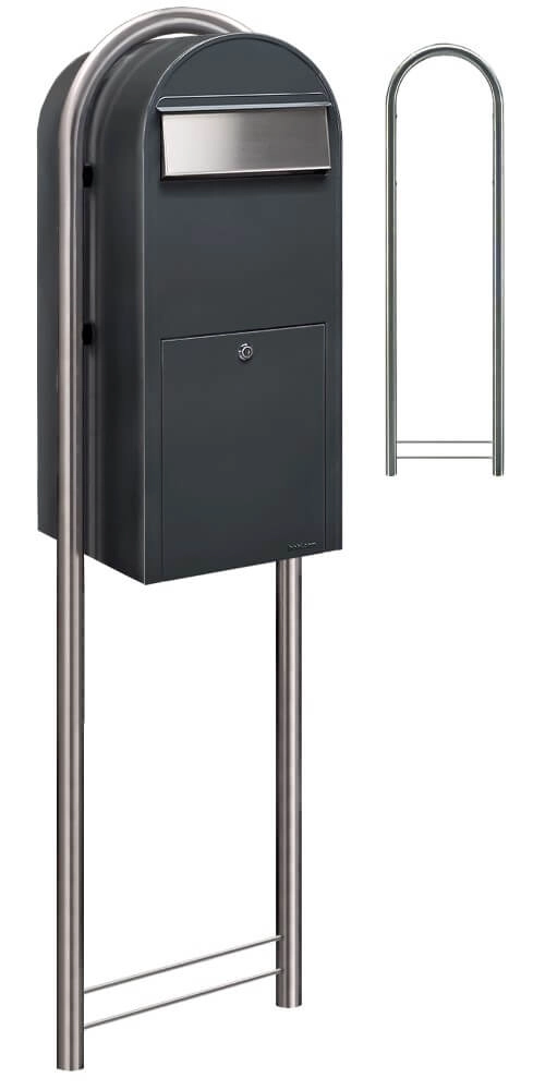 Mailbox Jumbo 7016 i Dark grey Bobi 6417237026149