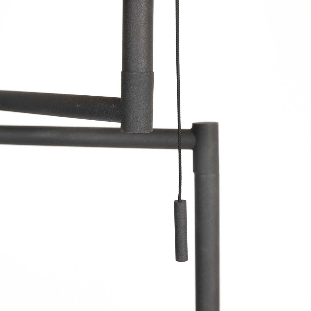 Black floor lamp Bella with cork cap Ø30cm Steinhauer 8712746180657