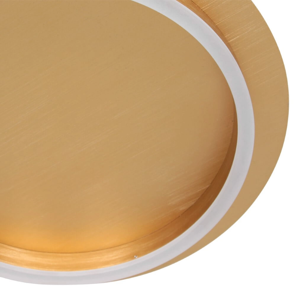 Modern LED ceiling light Ringlux gold - Ø 32cm Steinhauer 8712746170580
