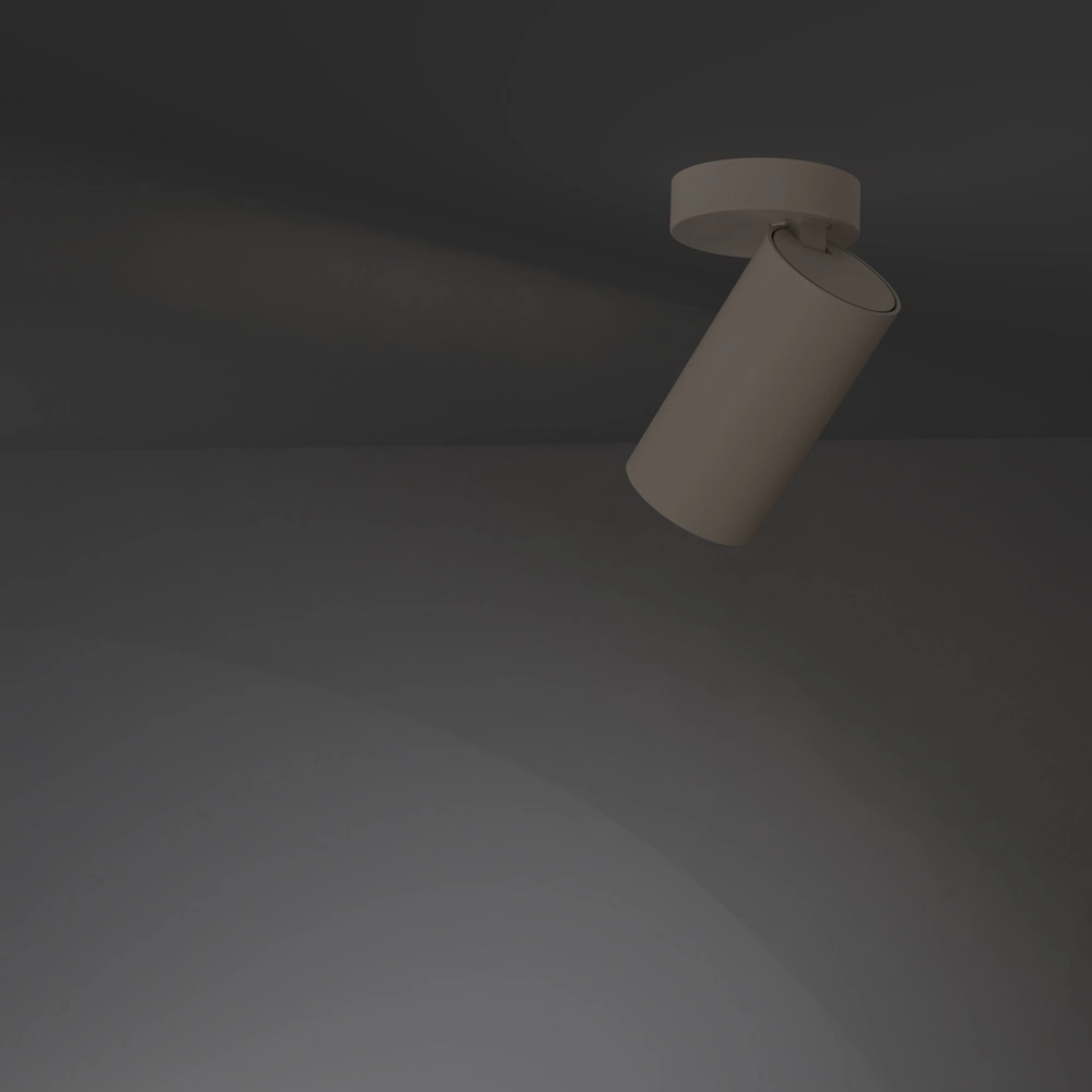 Surface-mounted spot Mono round sand brown Lyora 5903139125345