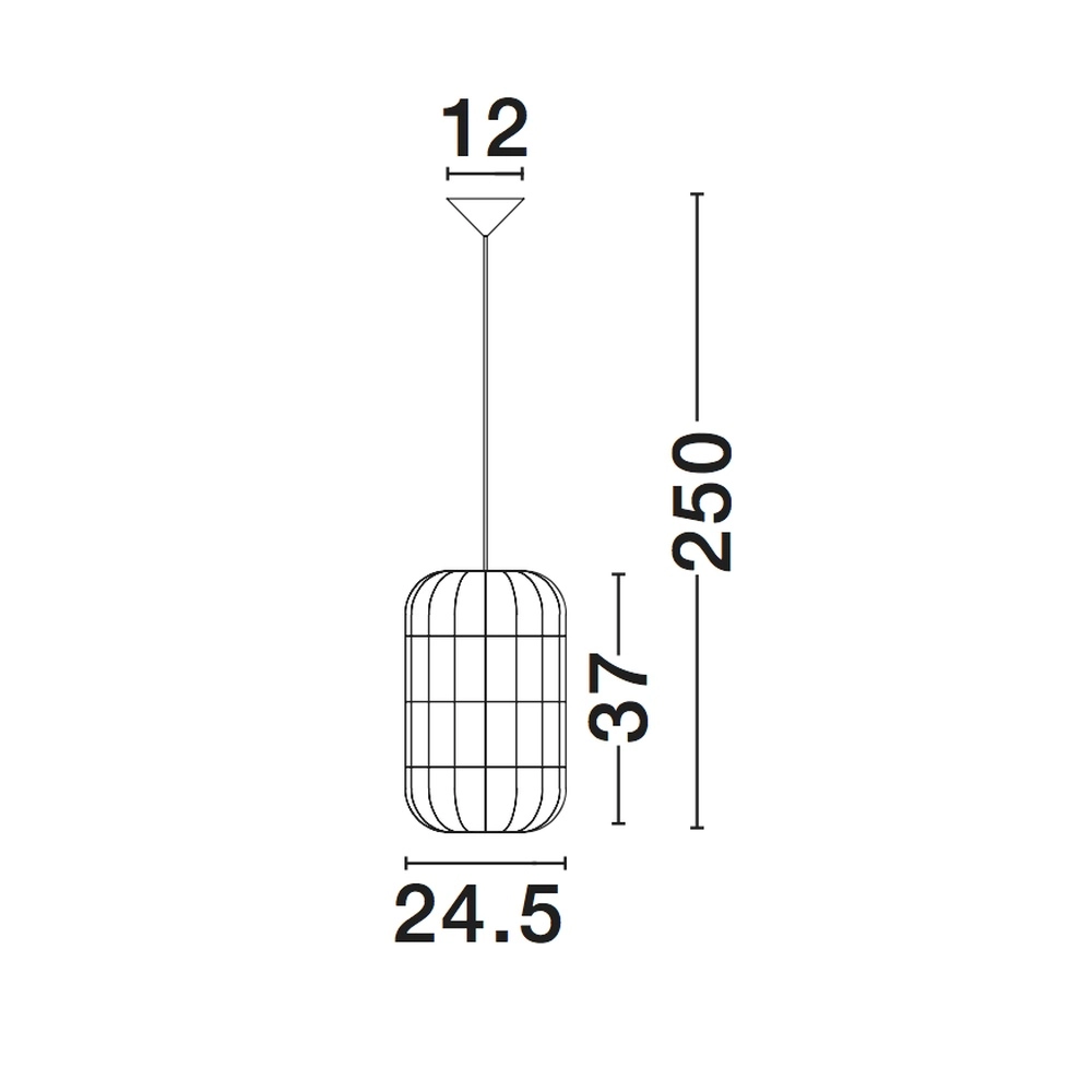 Pendant lamp Aurora Ø 24.5cm white Lyora 5212017416582