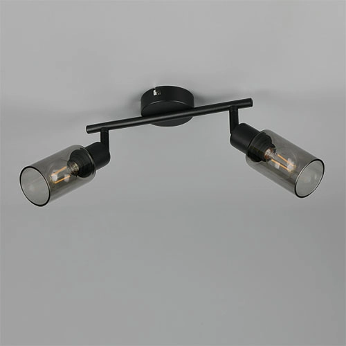 Design ceiling lamp Mars 2-light black Trio 4017807670479