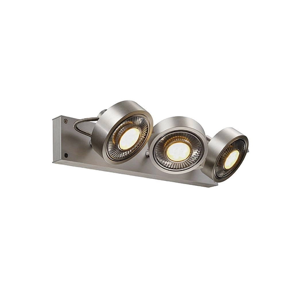 spotlight Kalu 3 QPAR111 3-light metal gray SLV 4024163142441