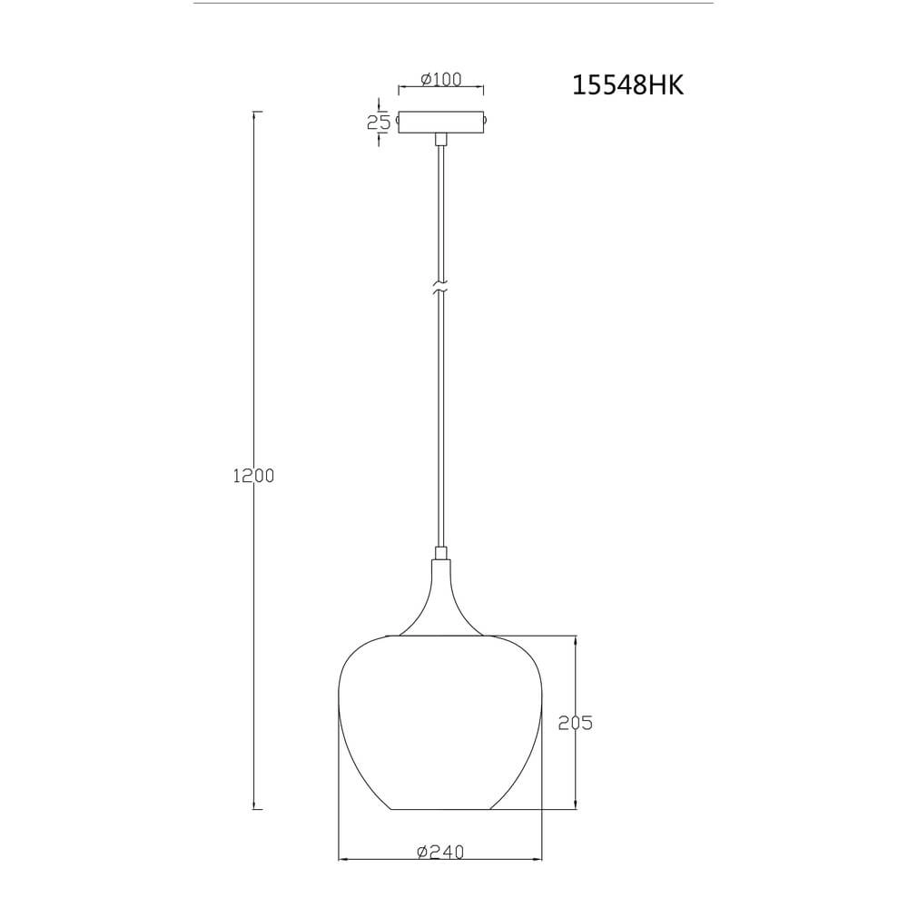 Anthracite pendant lamp Maxy with white glass Ø 24cm Globo 9007371450176