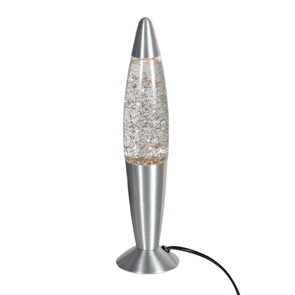Lava lamp Volcan silver grey Steinhauer 8712746177640