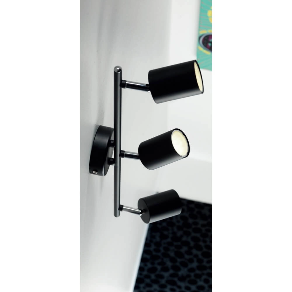 3-light surface-mounted spotlight Explore black Nordlux 5704924009532
