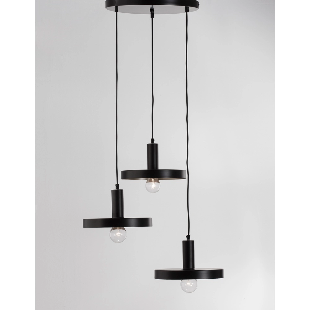 Design pendant lamp Garni 3-light black Lyora 5212017420770
