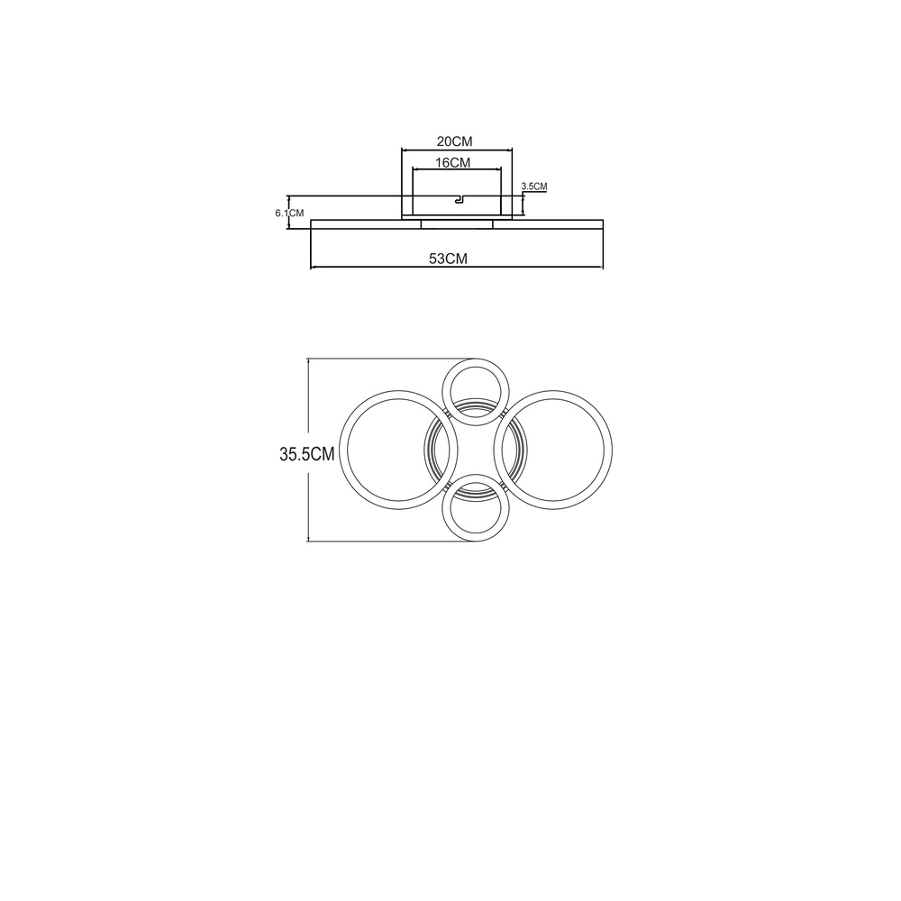 Design ceiling lamp Loretta coffee brown Globo 9007371590025