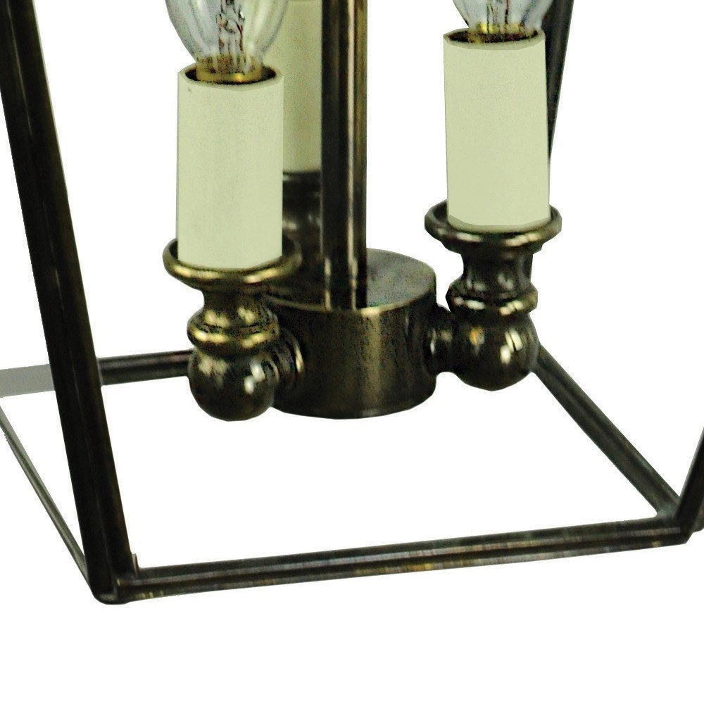 Antique pendant lamp Pagoda M 3-light - antique copper (ant) Limehouse