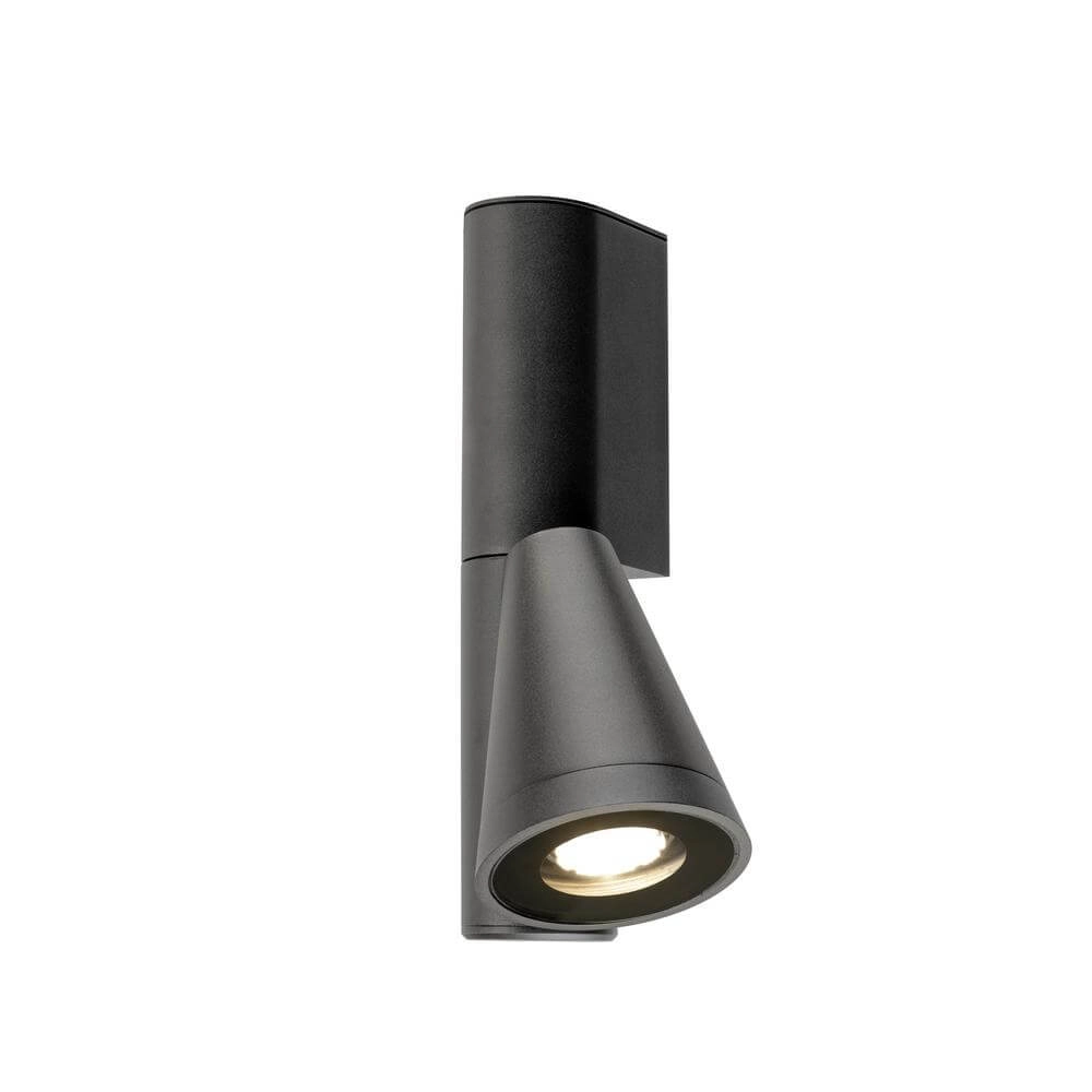 Design wall lamp T-Tube WL black single