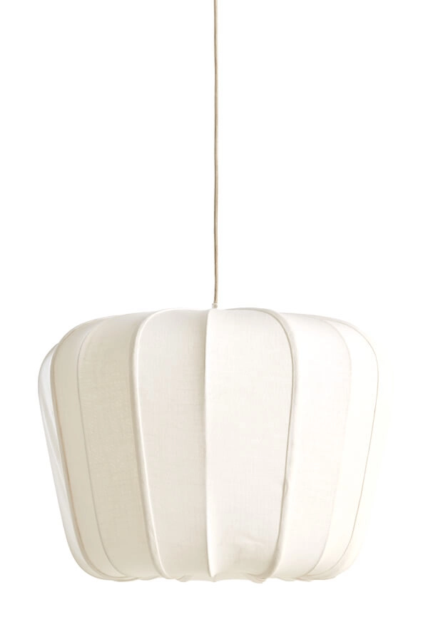 White pendant lamp Zubedo Ø 60cm Light & Living 8717807706661