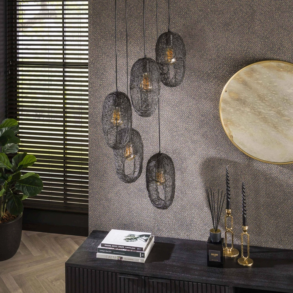 Mesh pendant lamp Open 3x E27 Lyora 8716803512467