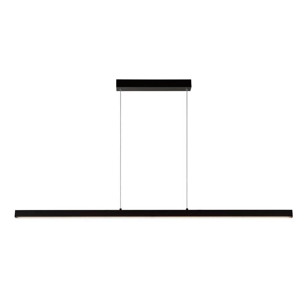 Sleek pendant lamp Kondora 2 S black 118.5cm
