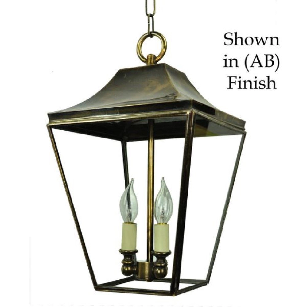 Country Pendant Lamp Knightbridge 2-lights 48cm - antique copper (ant) Limehouse