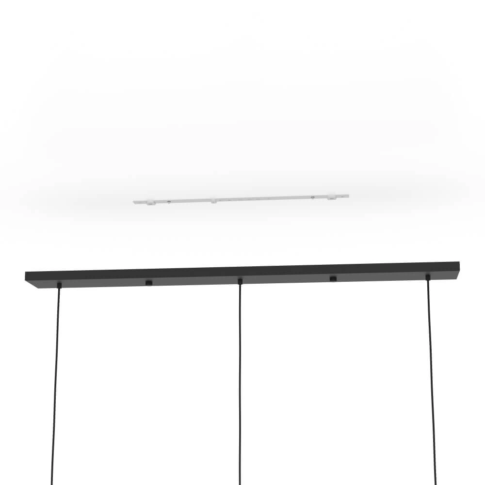 Cappuccino hanging lamp Petrosa 3-light Stars of Light 9008606238187