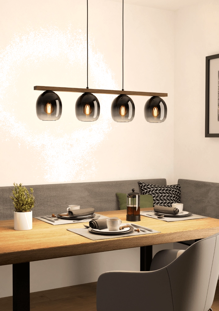Glass pendant lamp Filago Eglo 9008606235339