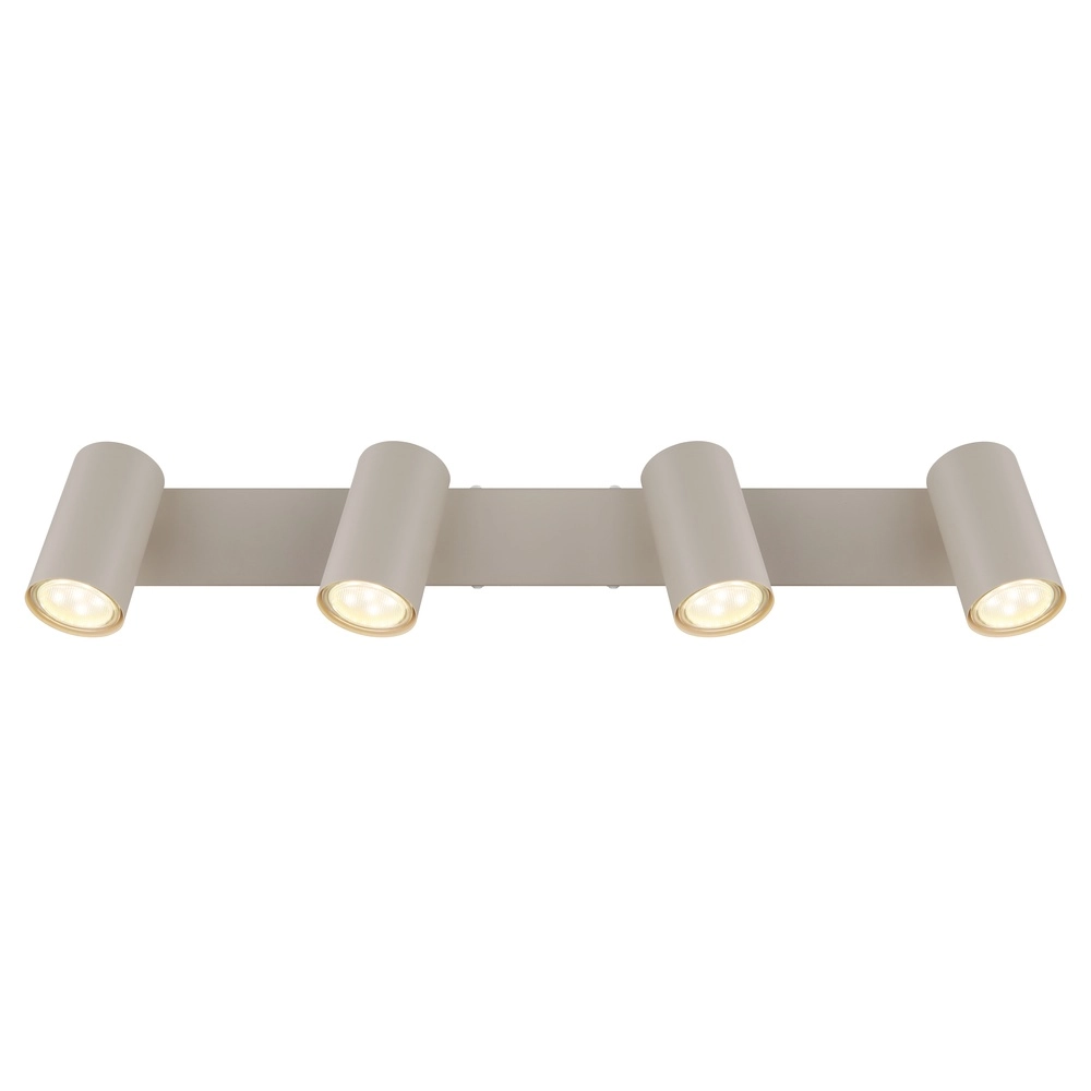 4-light ceiling spotlight Robby sand brown Globo 9007371572441