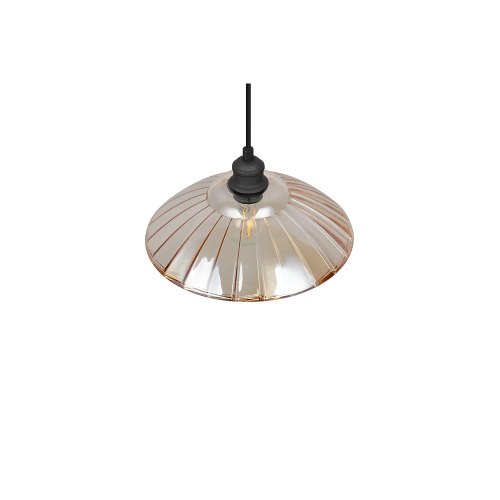 Classic pendant lamp Eluna Black Trio 4017807682489