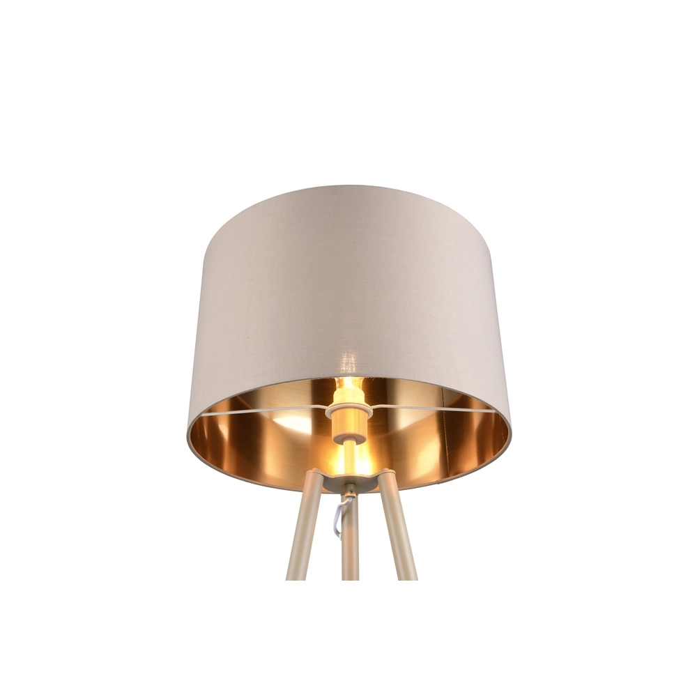 Floor lamp Colette sand brown Trio 4017807715422