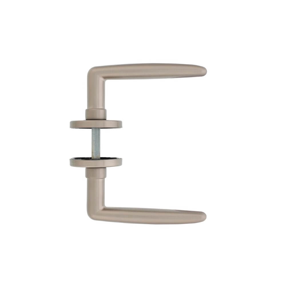 Door handle Sophie on rosette matt nickel Intersteel 8714186489253