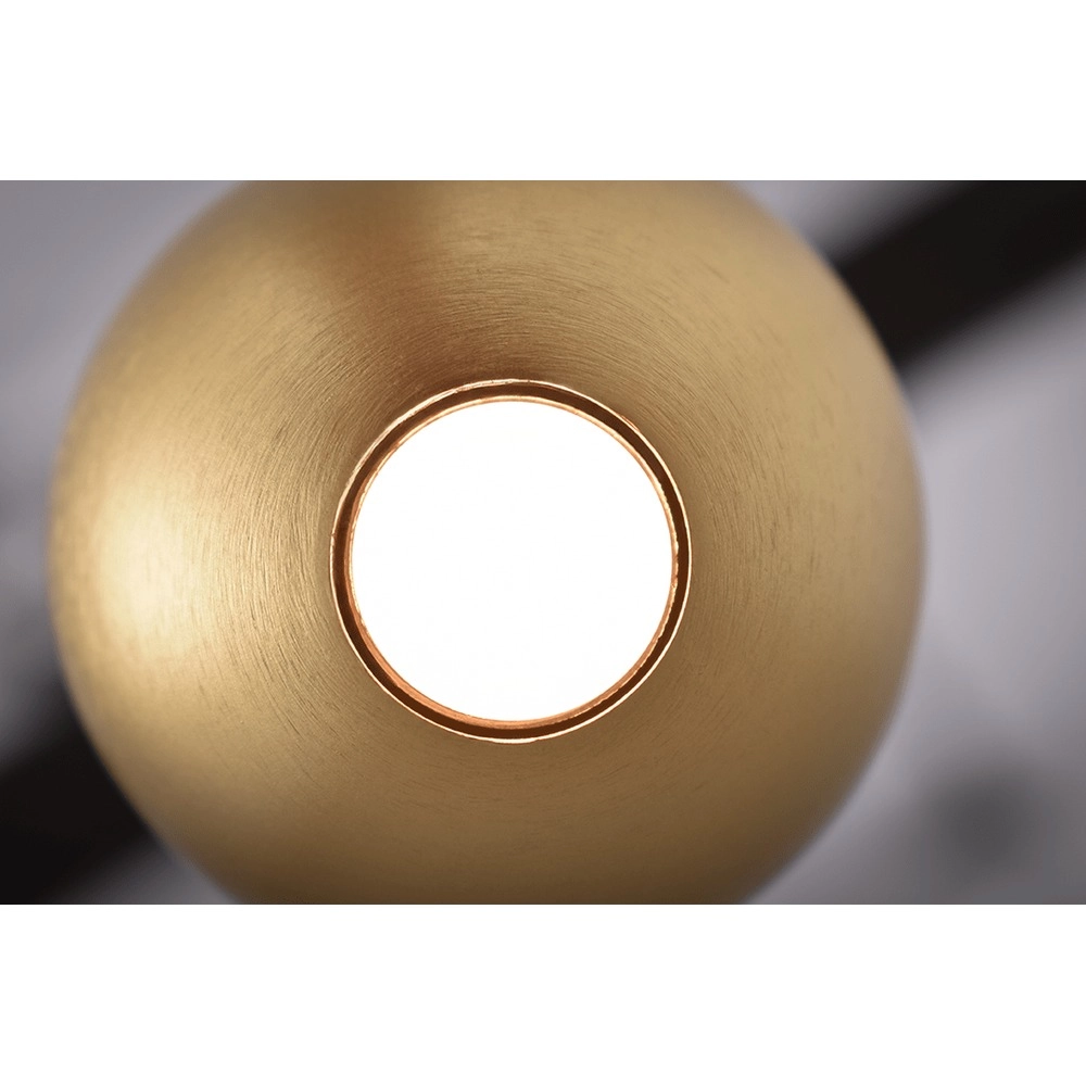 2-light floor lamp Talana black with gold Masterlight 8718121347172