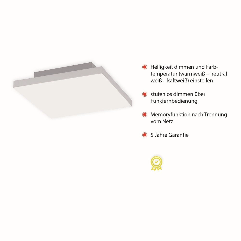 LED panel Canvas 17w - 2700-5000K - 30cm white Just Light 4043689967383